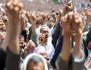 protesters in yemen