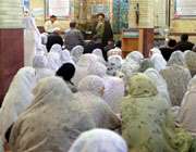 ديدار خاموشي با معتکفين