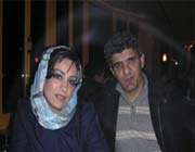 shahrzad mir-qolikhan (l) and her former husband mahmoud seif