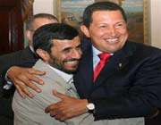 ahmadinejad congratulates chavez on national day