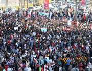 mass anti-regime protests against al khalifa regime in bahrain 