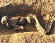 archeologists have found roman human remains in britain.