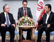 armenian foreign minister edward nalbandian- iran’s president mahmoud ahmadinejad 