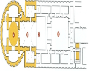 plan de la forteresse de qal’eh-ye dokhtar