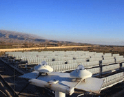 the solar power plant in the southern iranian city of shiraz