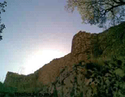 قلعة يزدجرد فوق قمة دالاهو