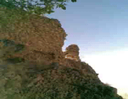 قلعة يزدجرد فوق قمة دالاهو