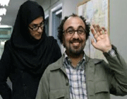 vishka asayesh (l) and reza attaran in a scene from rambod javan’s no men allowed