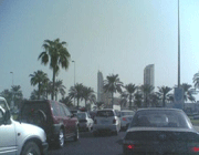 a file photo of a street in bahrain’s capital city, manama