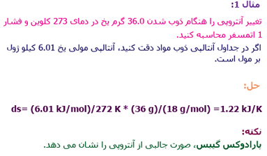 آنتروپی یا بی نظمی 1