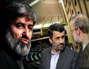 احمدی نژاد و لاریجانی و مطهری