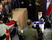 guide suprême de la révolution islamique s’est rendu aux urnes