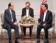 les présidents iranien et irakien 