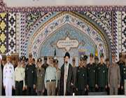 cérémonies de remise des grades aux officiers de l’université imam hussayn (as)	 