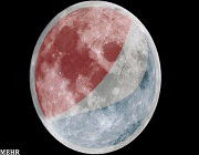 آیا لوگوی پپسی روی ماه رویت شد؟