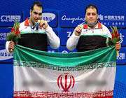 iran halterde duble madalya yaptı