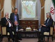 secretary of iran’s supreme national security council saeed jalili (r) - syrian foreign minister walid al-muallem 