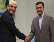 iranian president mahmoud ahmadinejad- pakistani president asif ali zardari