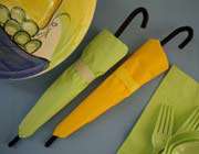 umbrella wrapped utensils