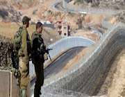 israeli forces near the border with syria