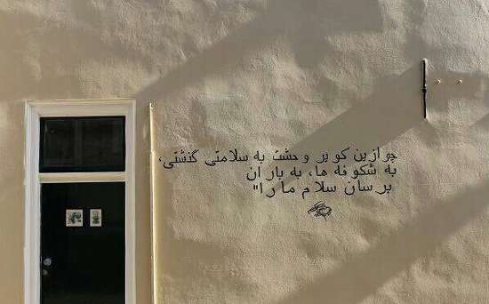 به کجا چنین شتابان بر روی دیوار لیدن