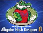 alligator flash designer 8.0.30 ساخت تصاویر و افکت های مختلف فلش