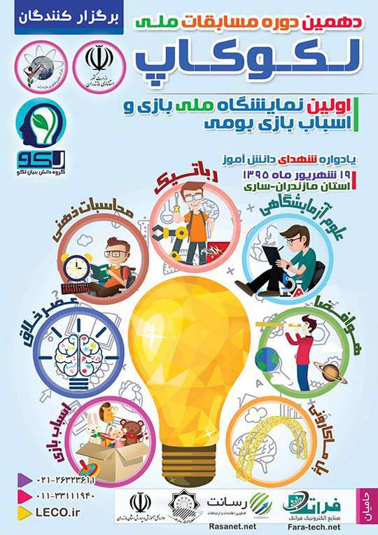 دهمین دوره مسابقات خلاقیت های علمی پژوهشی لکوکاپ