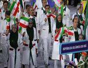 участие иранских спортсменов в церемонии открытия олимпиады-2016 в рио-де-жанейро