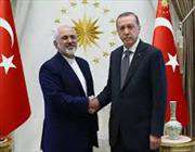 зариф и эрдоган обсудили вопросы развития взаимоотношений между ираном и турцией