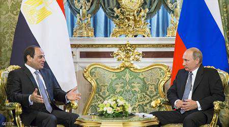 السيسي وبوتن يبحثان إعادة السياحة الروسية إلى مصر