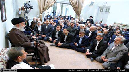 دیدار نوروزی مسئولان کشور با رهبر انقلاب