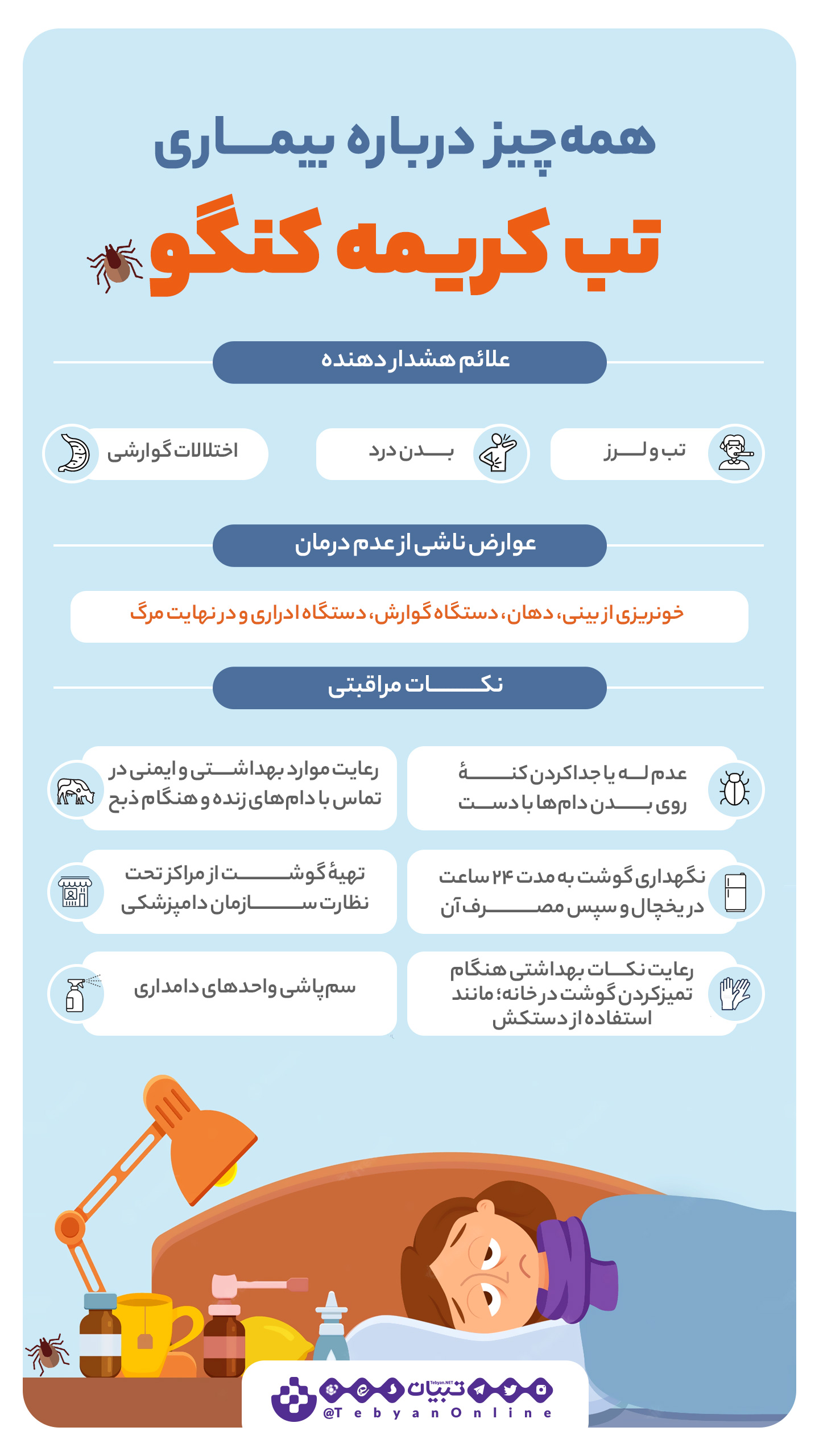 بیماری ، تب ،  تب کریمه کنگو ، 