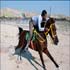 horseracing in a village in lamerd, southern iran