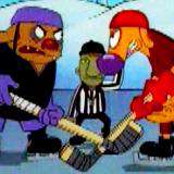 مسابقه هاکی روی یخ