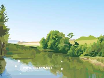 نقاشي مناظر طبيعي