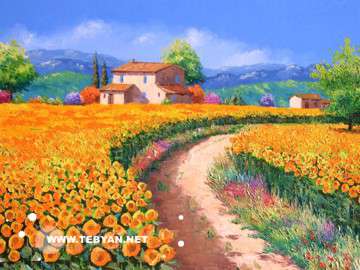 نقاشي مناظر طبيعي