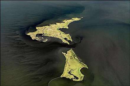 تصاوير هوايي از زيبايي‌هاي يک فاجعه زيستي!