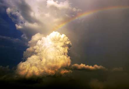 منظره رنگين کمان