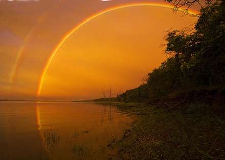 منظره رنگين کمان