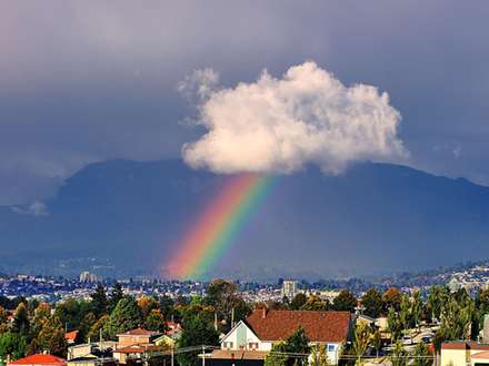 منظره رنگين کمان