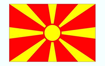 پرچم کشور مقدونيه
