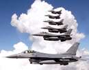 آرايش هوايي چند جنگنده f-16