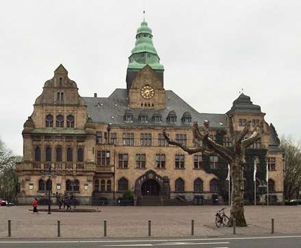 ساختمان قديمي در شهر رکلينگهاوزن (Recklinghausen) آلمان