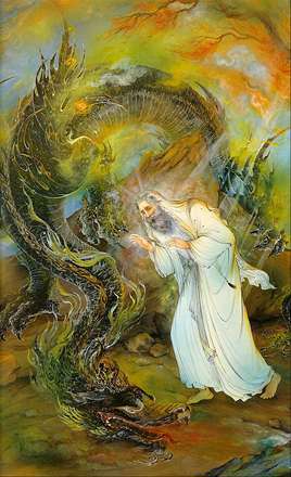 اثر استاد محمود فرشچيان، موسي عليه السلام