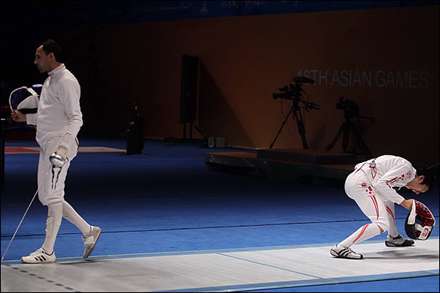 مسابقات شمشيربازي بازيهاي آسيايي گوانگجو