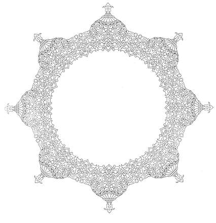 شمسه اي با فضاي داخلي باز