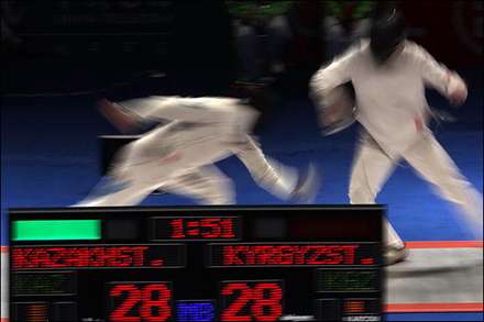 مسابقات شمشيربازي بازيهاي آسيايي گوانگجو