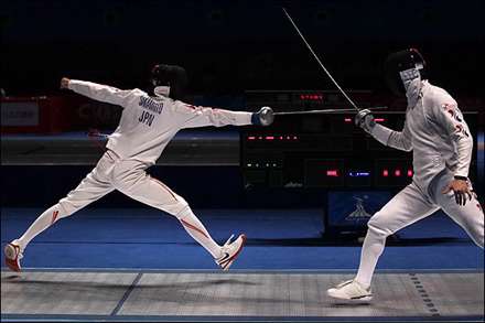 مسابقات شمشيربازي بازيهاي آسيايي گوانگجو