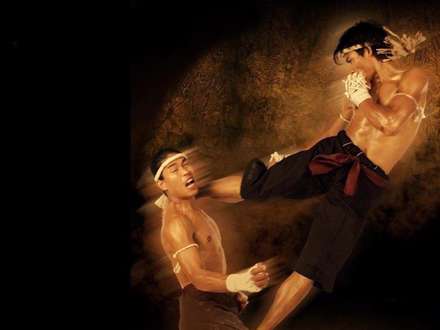 تصويري از صحنه هاي فيلم Ong Bak با بازي tony jaa