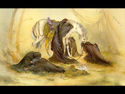 تابلو مينياتور بي نظير، اثر محمود فرشچيان